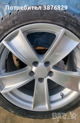 Джанта 17" със зимна гума, снимка 3 - Гуми и джанти - 53404379