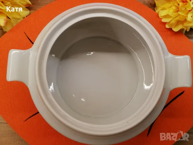 Красив Български супник Порцелан от 1970-те. , снимка 4 - Прибори за хранене, готвене и сервиране - 50156651