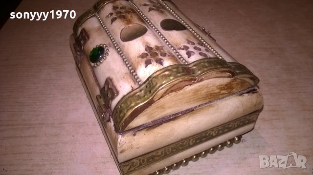 красива екзотична кутия-слонова кост-внос швеицария, снимка 15 - Колекции - 27183405