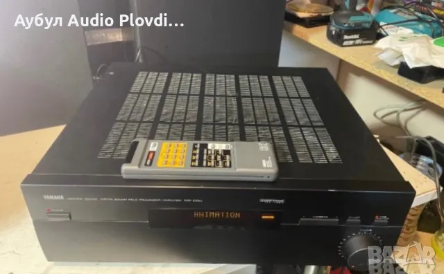 Yamaha Dsp-e580 Digital Sound Processing Amplifier с Оригинално дистанционно, снимка 3 - Ресийвъри, усилватели, смесителни пултове - 50124543