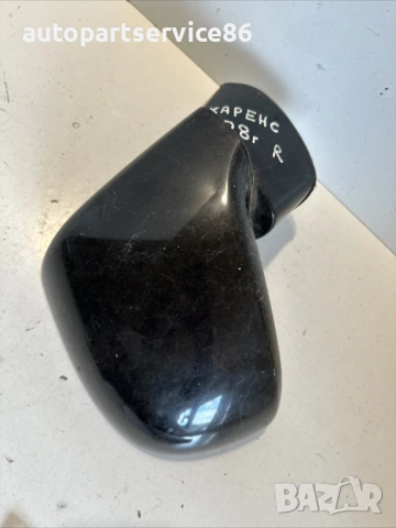 Дясно външно огледало, черно, за KIA Carens 2007–2011 2.0 CRDi, снимка 2 - Части - 53468212