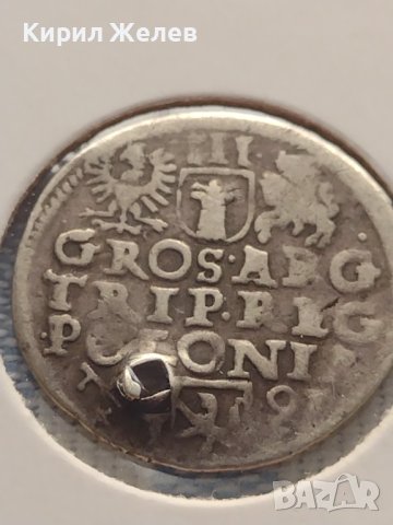 Сребърна монета 3 гроша 1591г. Сигизмунд трети ПОЛША за КОЛЕКЦИОНЕРИ 13764, снимка 7 - Нумизматика и бонистика - 42999613