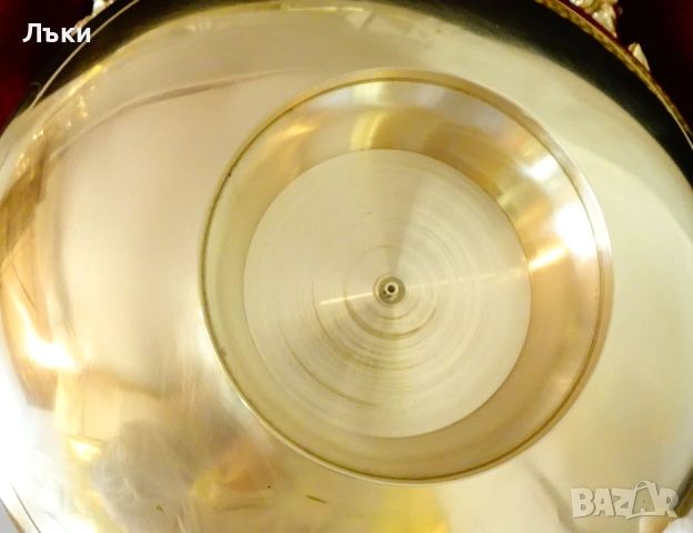 Повдигната бронзова фруктиера,картина цветен клетъчен емайл. , снимка 5 - Антикварни и старинни предмети - 52257715