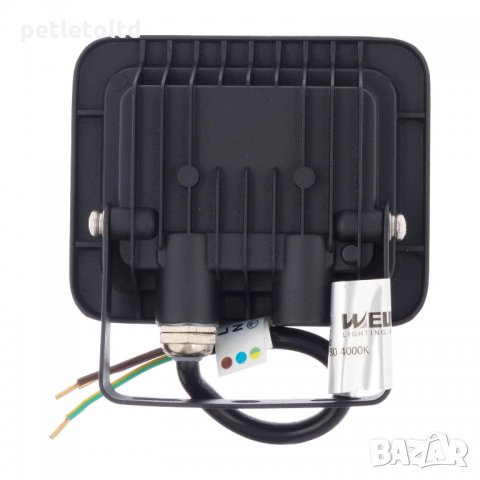 LED Прожектор 10W WELLUX SLIM 800Lm, 4000К, снимка 2 - Прожектори - 22782178