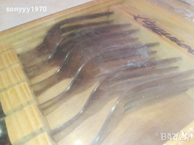 LAGUIOLE-FRANCE 6 ВИЛИЦИ В ДЪРВЕНА КУТИЯ 1212231619, снимка 5 - Антикварни и старинни предмети - 43381002