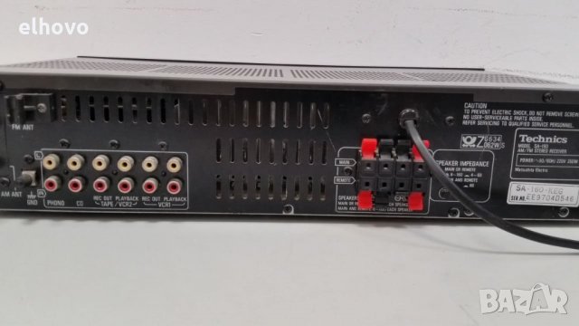 Ресивър Technics SA-160-2, снимка 5 - Ресийвъри, усилватели, смесителни пултове - 28626788