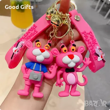 2 Броя ключодържател Пинко Розовата Пантера, снимка 5 - Други - 47882692