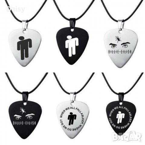 Медальони Billie Eilish / Били Айлиш, снимка 4 - Колиета, медальони, синджири - 29054896