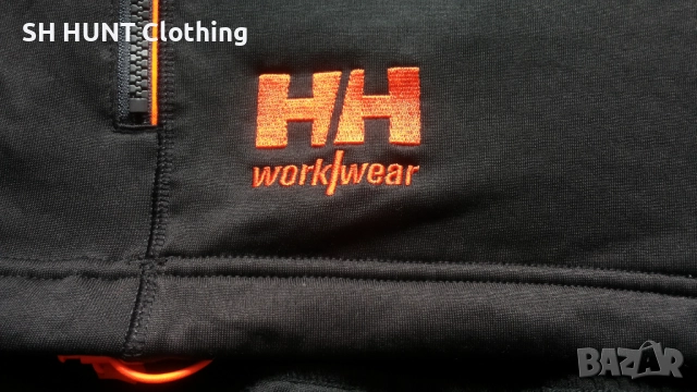 HELLY HANSEN Chelsea Evolution Stretch Midlayer Work Jacket разме L еластична работна горница W4-254, снимка 7 - Суичъри - 52037539