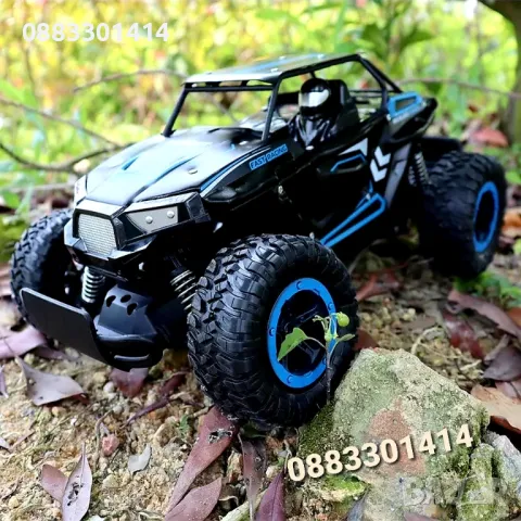 Детски офроуд джип с дистанционно управление Син, Зелен , снимка 3 - Коли, камиони, мотори, писти - 47588076