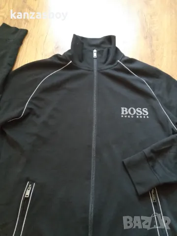 hugo boss jacket zip - страхотно мъжко горнище КАТО НОВО М, снимка 2 - Спортни дрехи, екипи - 48003410