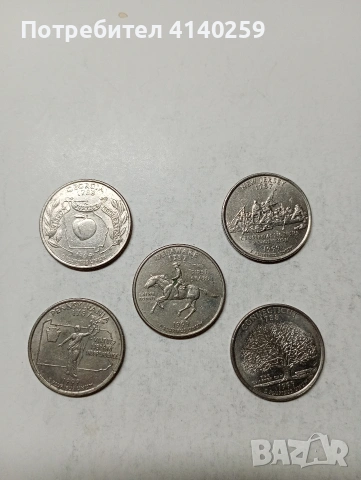 САЩ МОНЕТИ 1/4 КУОРТЪР ДОЛАР 