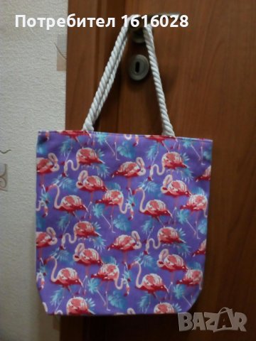 Нови три летни модела чанти с фламинго за ежедневие,разходка или плаж., снимка 3 - Чанти - 39795715