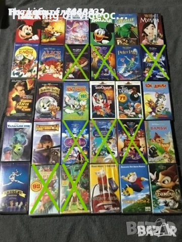 Видеокасети над 140 броя VHS