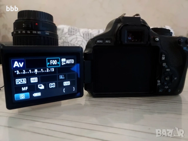 Фотоапарат Canon 650D и обектив Tamron 18-200, снимка 3 - Фотоапарати - 53134034