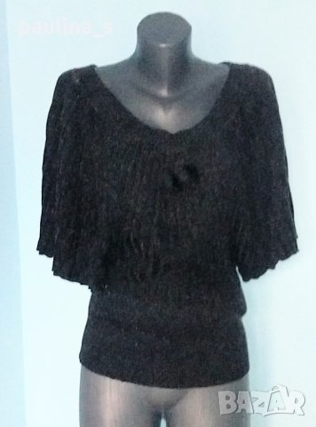 Два броя / Кашмирен пуловер модел Топ от пухкаво плетиво (вълна, кашмир и спандекс), снимка 4 - Блузи с дълъг ръкав и пуловери - 28039347