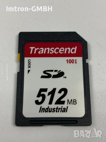 Transcend 512MB SD карта, SLC режим, Wide Temp