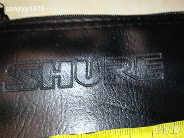 SHURE КОЖЕН КАЛЪФ С ЦИП 0402231945, снимка 8 - Микрофони - 39555496