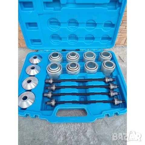 Комплект инструменти за монтаж и демонтаж на тампони и селенови втулки 28 части