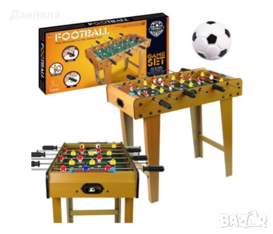 Маса за джаги , 18 играча, дърво, неплъзгаща се, 69x36,5x62 см