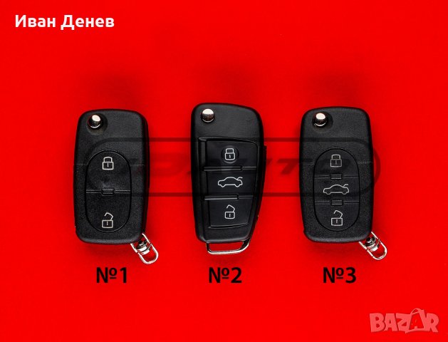 Кутийка Ключ Ауди / Audi A2, A3, A4, A5, A6, A8, Tt, Q7 Дистанционно, снимка 1 - Аксесоари и консумативи - 32733204