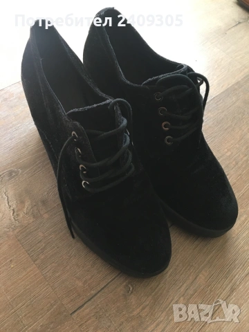 Дамски обувки плюш с естествен хастар, снимка 2 - Дамски ежедневни обувки - 53256952