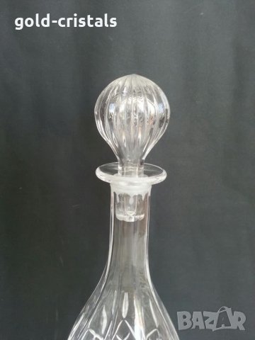 Кристална гарафа, снимка 3 - Антикварни и старинни предмети - 26676458
