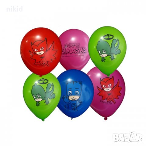 PJMASKS PJ Masks PJ Mask герои латекс балон парти рожден ден, снимка 1 - Други - 37412350