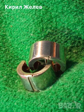 ЕЛЕГАНТНИ АНГЛИЙСКИ Тип ЗАКОПЧАВАНЕ СРЕБЪРНИ ОБЕЦИ СРЕБРО 925 МАЙСТОРСКА ВИНТИДЖ ИЗРАБОТКА 38695, снимка 11 - Обеци - 49600690