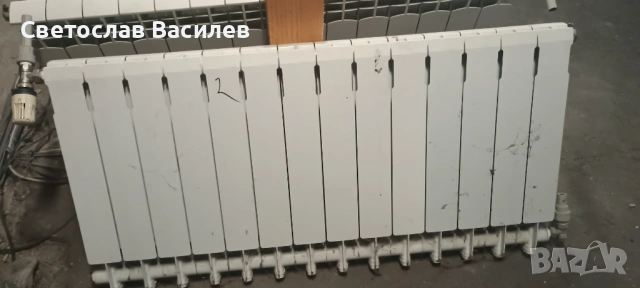 Продавам алуминиеви радиатори за парно - запазени, снимка 2 - Радиатори - 53146900