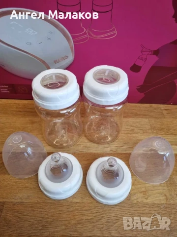 Помпа за кърма двойна - Neno Bianco – 3-фазна безжична, снимка 10 - Стоки за близнаци - 53335378