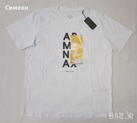 Armani Exchange T-Shirt оригинална тениска 2XL памучна фланелка, снимка 1 - Тениски - 43924991