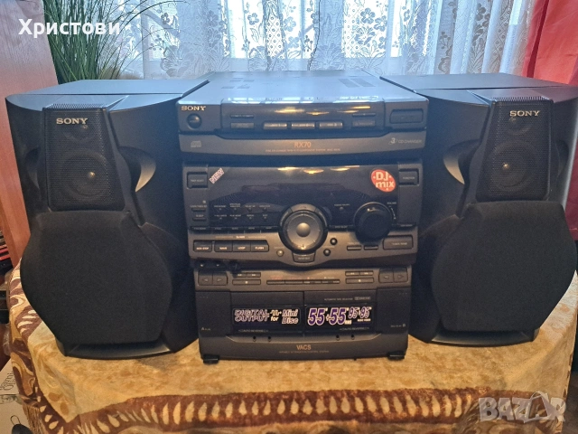 Продавам музикална уредба Sony RX-70 , снимка 4 - Аудиосистеми - 53608011