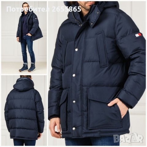 Мъжка пухена парка Tommy Hilfiger , снимка 14 - Якета - 38684215