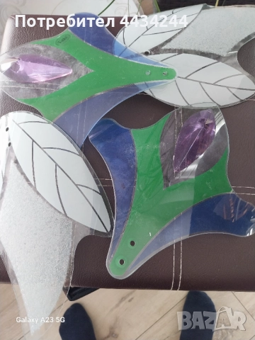 Стъклени плофониери за стена , снимка 2 - Лампи за стена - 52282182