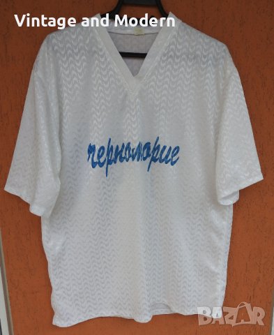 Ретро футболна тениска Черноморие (L), снимка 1 - Футбол - 36653801
