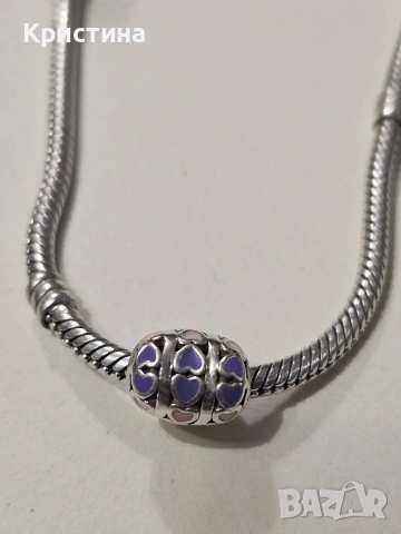 Лот от 4 сребърни талисмана, снимка 5 - Гривни - 53536352