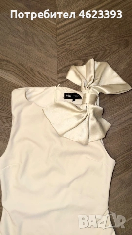 Дамско боди със сатенена панделка Zara, снимка 2 - Потници - 53255719