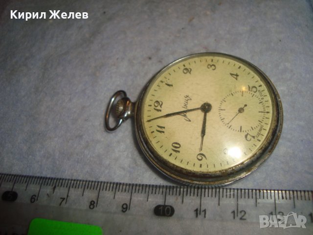 МОЛНИЯ СДЕЛАНО в СССР Стар РУСКИ ДЖОБЕН ЧАСОВНИК МЕХАНИЧЕН за КОЛЕКЦИЯ МЪЛНИЯ 28113, снимка 4 - Джобни - 37377035