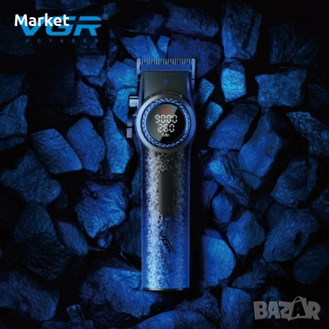 Професионална машинка за подстригване VGR PRO V-001 Blue Edition 3109, снимка 6 - Друга електроника - 52806252