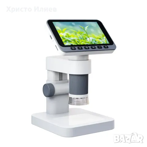 Цифров микроскоп LCD дисплей 4,5 инча 1080P 1000X 8 LED светлини