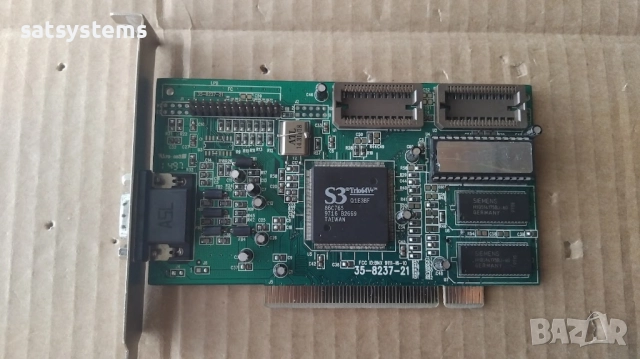 Видео карта S3 Super Trio 64V+ PCPartner 35-8237-21 1MB PCI