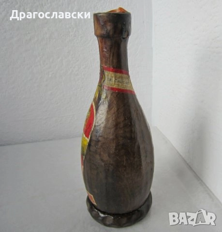 Музикална бутилка, месинг и стъкло, чукало за врата,шише, дамаджана, антика, бутилки, снимка 12 - Декорация за дома - 33342082