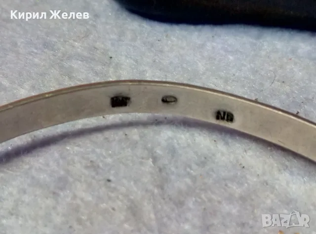 АВТОРСКА ИЗИСКАНА СТИЛНО РЕТРО АРТ ОРНАМЕНТИРАНА СРЕБЪРНА ГРИВНА СРЕБРО 925 с 3 МАРКИРОВКИ 48952, снимка 2 - Антикварни и старинни предмети - 48493388