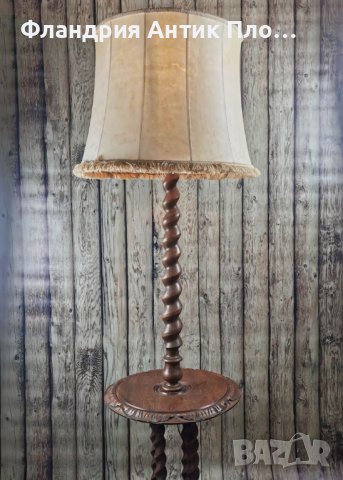 Дървен лампион с масичка, снимка 3 - Лампиони - 39064342