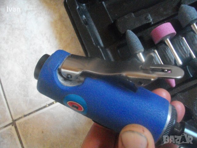 ф6мм-Нов Пневматичен Прав Шлайф-Белгия-VOS-Комплект С Компоненти-12 Части, снимка 7 - Други инструменти - 36760972