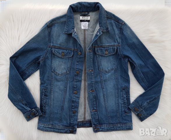 Мъжко дънково яке размер S - НОВО, снимка 1