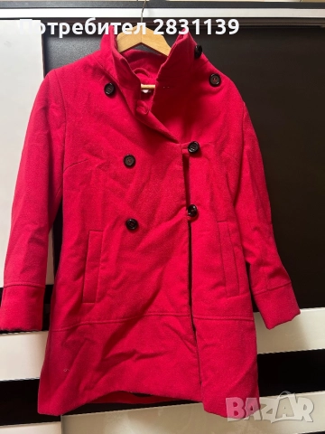 Зимно палто Розово