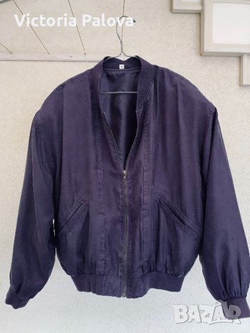 Модерно яке  бомбър 100% коприна, снимка 10 - Якета - 39397770