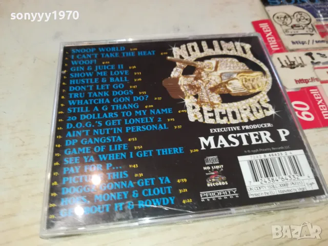 SNOOB DOGG CD 0603250736, снимка 4 - CD дискове - 49382871